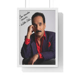 Autographed Portrait Poster - 'Con Mucho Cariño' Vertical Framed Art
