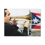 "Guapea 2"- Matte Canvas of Willie Colon