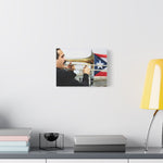 "Guapea 2"- Matte Canvas of Willie Colon