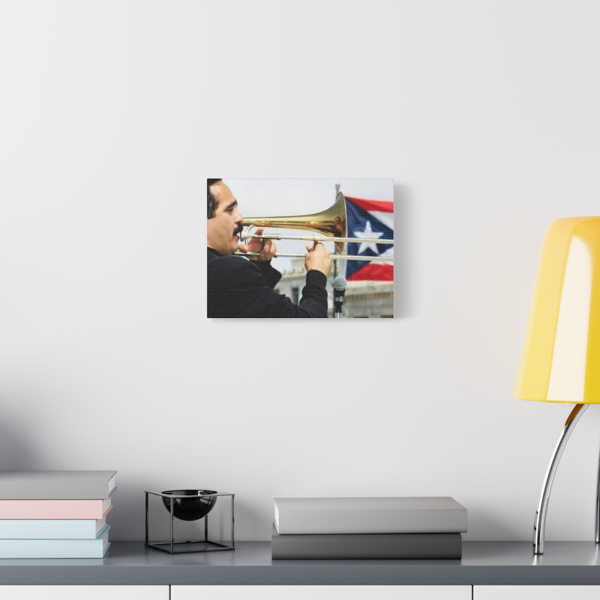 "Guapea 2"- Matte Canvas of Willie Colon