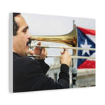 "Guapea 2"- Matte Canvas of Willie Colon