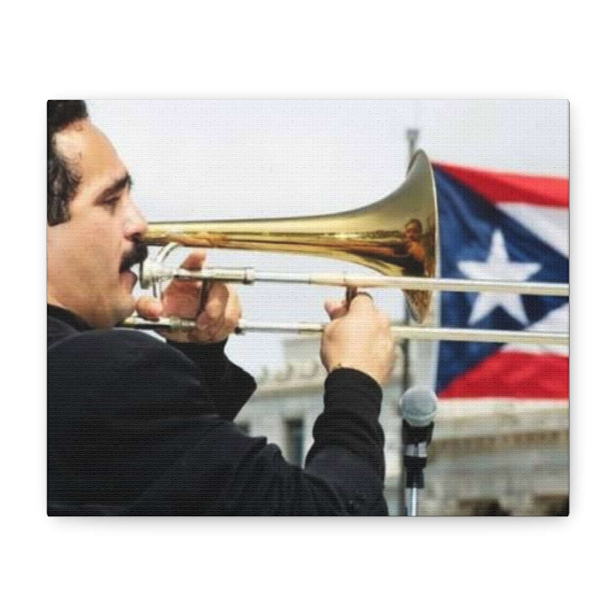 "Guapea 2"- Matte Canvas of Willie Colon