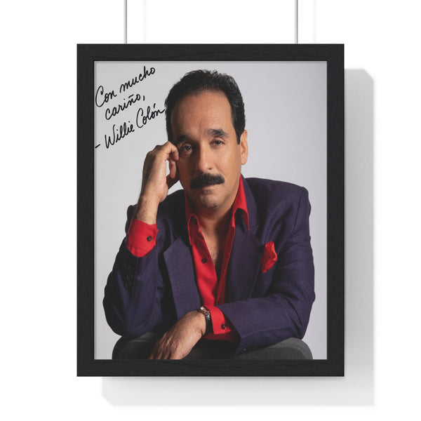 Autographed Portrait Poster - 'Con Mucho Cariño' Vertical Framed Art — alternate view
