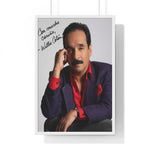 Autographed Portrait Poster - 'Con Mucho Cariño' Vertical Framed Art