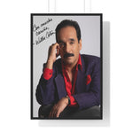 Autographed Portrait Poster - 'Con Mucho Cariño' Vertical Framed Art