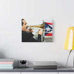 "Guapea 2"- Matte Canvas of Willie Colon