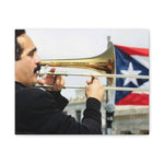 "Guapea 2"- Matte Canvas of Willie Colon