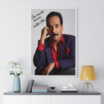 Autographed Portrait Poster - 'Con Mucho Cariño' Vertical Framed Art